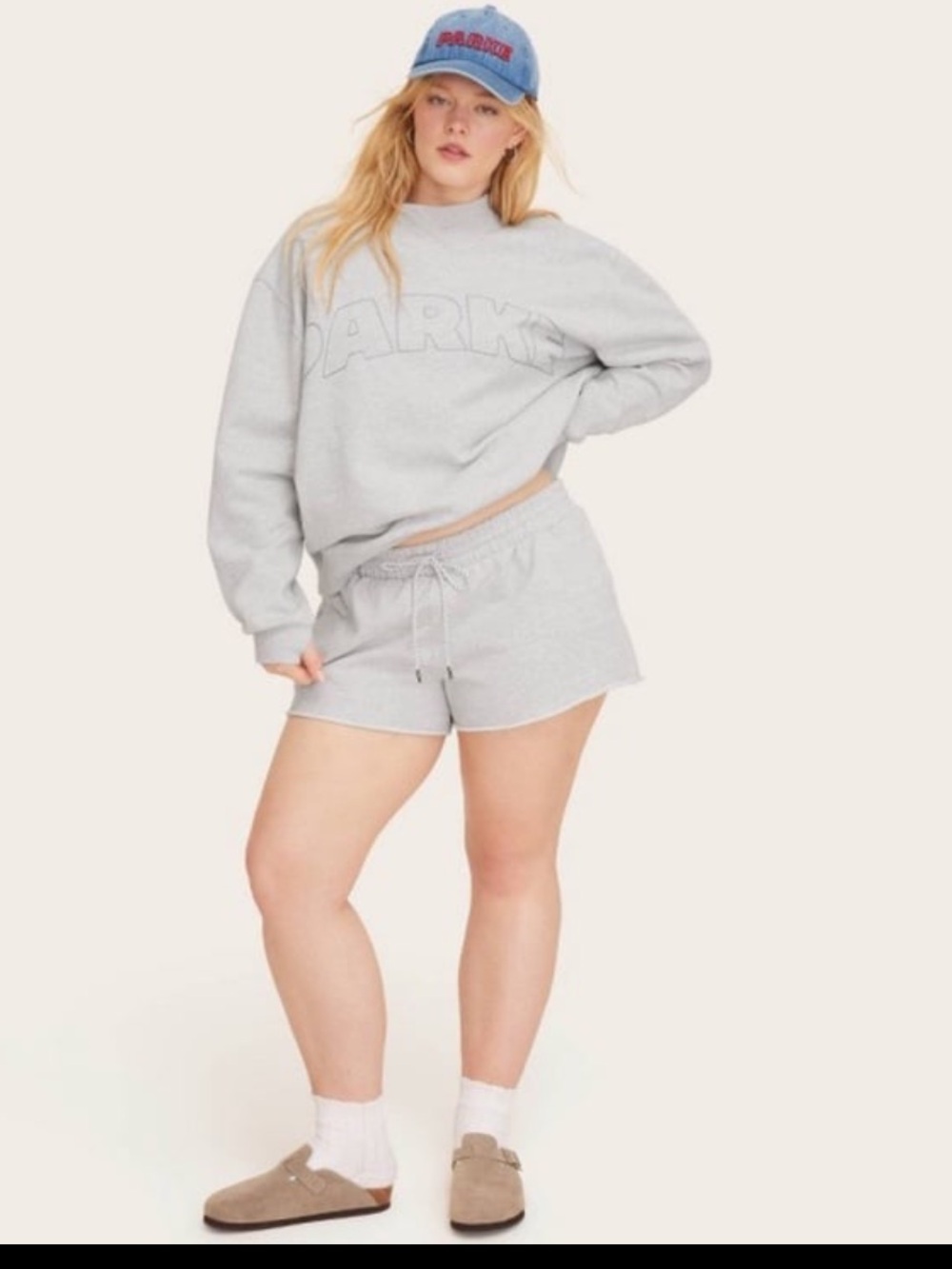 Nwt Parke X Target Mockneck Pullover Sweatshirt Gray Grey — image 2 of 6